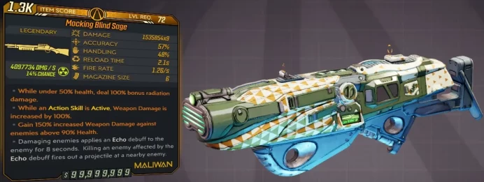 [PC/XB/PS] M10/L72 BLIND SAGE - 1.535.854x9 DMG (+4.097.734 CORROSIVE/RADIATION DMG) - ANOINTED x3