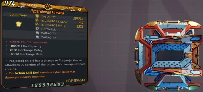 [PC/XB/PS] M10/L72 FIREWALL - 157.700 SHIELDS - (4.9 DELAY, PROJECTED REFLECT SHIELD RESTORE SHIELDS) - ANOINTED CYBER SPIKE