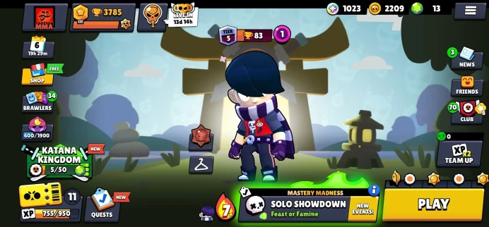 Brawl Stars Account | 36 Brawlers | 3,785 Trophies | Buzzette , Holiday Party Frank, Whale Watch Nita  | Full Access