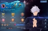 375 SKIN|Legend Franco, Xavier Gojo JJK, 2 KOF, 2 Aspirant, 3 Collector (Yuzhong, Kufra) + ETC|Take Email|(MLBB1022)