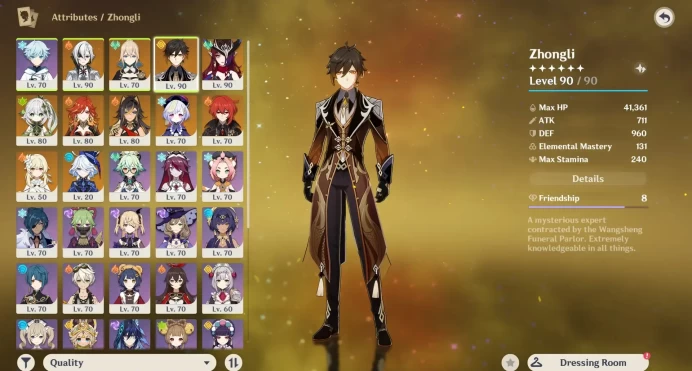 AR55 | 5 stars*11 ZHONGLI | CHASCA | ARLECCHINO | MAVUIKA | NAHIDA | FURINA | DEHYA(C1) | QIQI | DILUC | JEAN | SKYWARD HARP