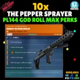 10x The Pepper Sprayer (Fire) PL144 - [PC, PS4, PS5, Xbox One and Series X/S] Fast Delivery!
