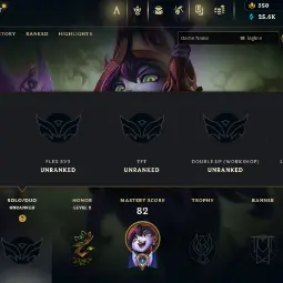  ME HAND-LEVELED LVL30 High MMR 2700  ( Ranked Ready +10 QP ) Unverified | 25699 BE | 90.3% WR | 350 RP| Untouched-Loot | Check Description