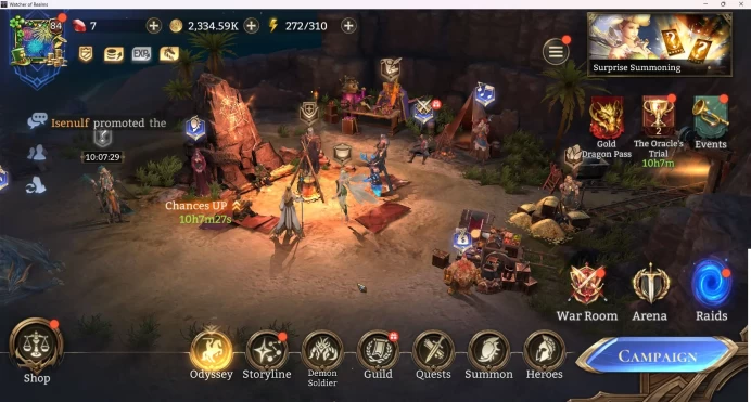 Sv 50xxx|power4.4M |11 Lord(Praetus,Ingrid,Iovar,Valderon,Twinfiend,Torodor etc)+50 Legendary &29 Epic+|CE On|Check SS(WOR834)