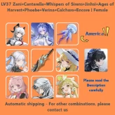 WA1975]America/LV37 Zani+Cantarella+Whispers of Sirens+Jinhsi+Ages of Harvest+Phoebe+Verina+Calcharo+Encore | Female