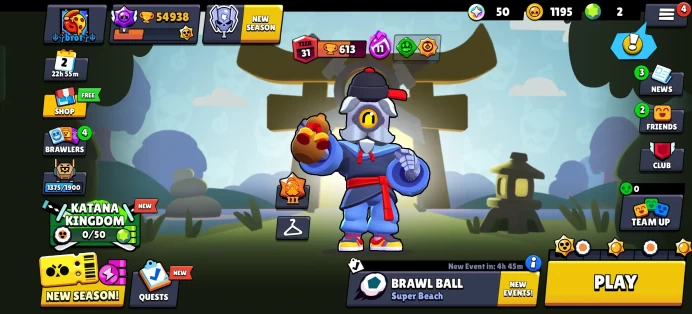 [Code 6745] Level 187 / 54k Trophy + 206 Skins / Good Skins / Very Cheap