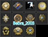 CS2 Prime 1254 hours+10Medals(2017-2018-2020-2021-2023-2024 Service Medal/5Y/Loyalty Badge/Premier Season One Medal/Global Offensive Badge)