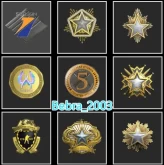 CS2 Prime+9Medals(2016-2018-2019-2023-2024 Service Medal/Premier Season One Medal/5Y/Loyalty Badge/Global Offensive Badge)
