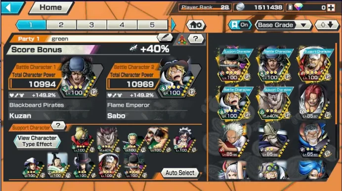 BR496-IOS+Android-7 Ex Meta(Sabo+Garp+Kuzan+Shank v4+Akainu+Zoro+Yamato)+Good Medal+Support 149%+Jabra Max+Ulti Max+Katakuri Max+Koby+Dorry
