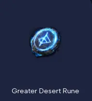 Greater Desert Rune