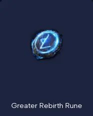 Greater Rebirth Rune