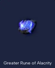 Greater Rune of Alacrity