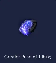 Greater Rune of Tithing