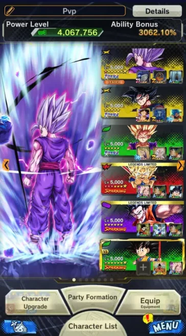 D401-IOS+Android-Son Family+UL(Beast Gohan+SS2 Gohan+Goku Uis)+29 Legends+Daima Team+Team Gohan+Good Euqipment+SS4 Goku+Goku Mini+Goku GT