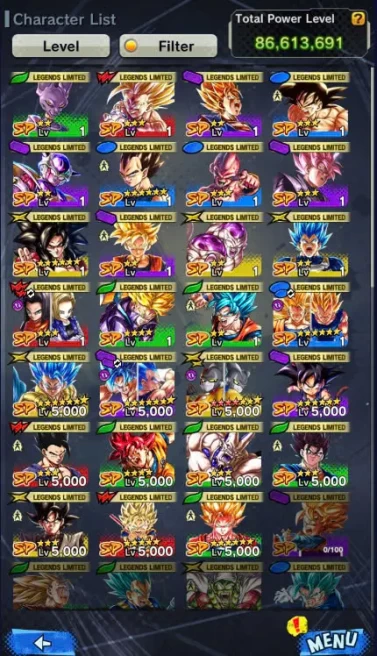 D402-IOS+Android-UL(Goku Uis+Frieza)+27 Legends+Good Equipment+God Goku+SS3 Goku and Vegeta+Vegito+Goku Black+SS2 Goku+Gammar 11 Red Star