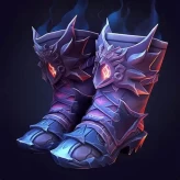 2GA Boots 2GA Maximum Life+movement speed and 1 Random Affix
