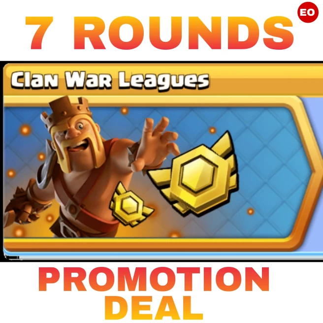 ANY TOWN HALL【 1 PLAYER】CWL DEAL◆IF YOU WANT MORE THEN ORDER BULK