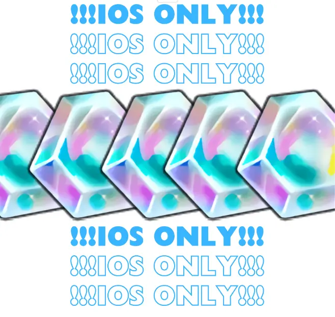 INSTANT IOS GLOBAL 53000 - 55000 Chrono Crystal + [Account Farmed Starter-BNID] Random  0-5 LF