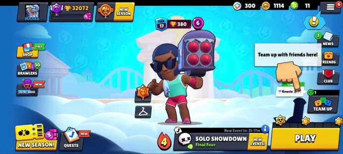 Brawl stars/32k cup/95 skin/11gem/1k gold/68 Brawlers/L31/Lifetime warranty/Breaking bad