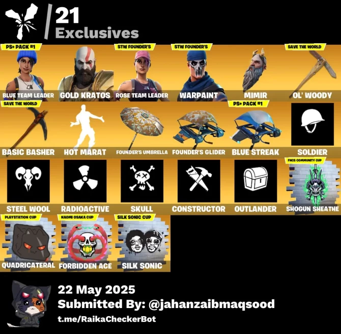 [PC/PSN/XBOX] 79Skins *Kratos*|Grimey,Focus,Crystal,Dizzie,Spider-Man,Reverie,Geralt,OG STW,Valeria,Slingshot,Nog Ops,Hot Marat| Full Access  