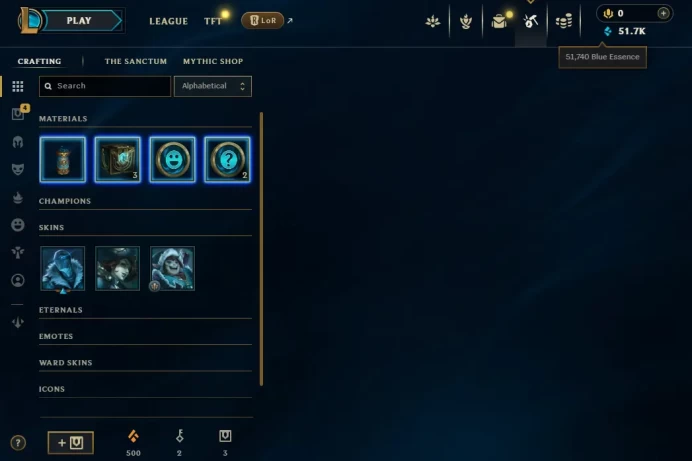  【 EUNE 】 LVL30 High MMR 2400  100% WR  | ( Ranked Ready +10 QP  ) Unverified  | 51740 BE  |Check Description 