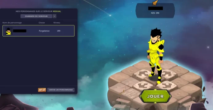 Unity !!! Forgelance 190 MIKHAL (1500 Ogrines Offert) !! Jamais Certifie, 100% Safe.