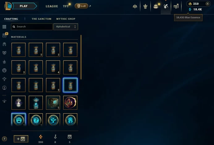 【 OCE 】 HAND-LEVELED LVL30 High MMR 2300 59.1% WR | ( Ranked Ready +10 QP ) verified | 18430 BE | 350 RP | Untouched-Loot