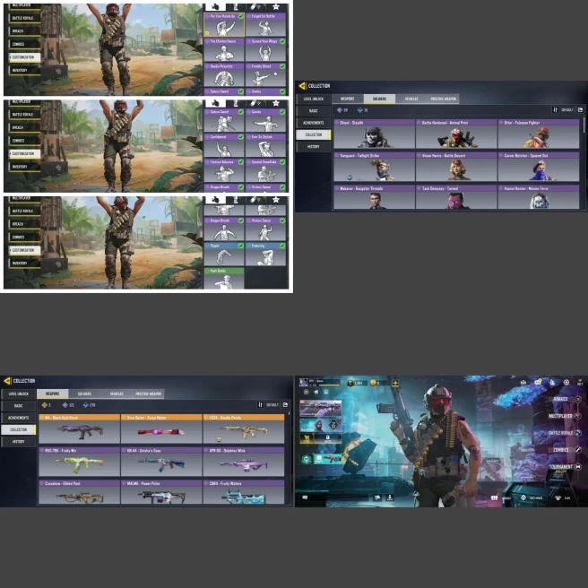 ■Guns: Legend(Stun Baton,M4,LK24) Epic121 ■Skins:54 ■Dances:17 ■Only Activision ■Instant Delivery ■UID:7316633845976727553■A7069