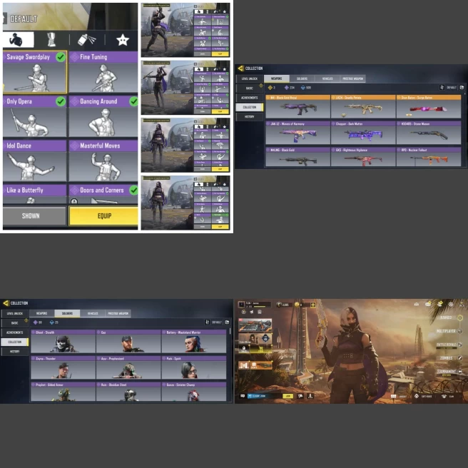 ■Guns: Legend(LK24,Stun Baton,M4) Epic234 ■Skins:113 ■Dances:28 ■Activision ■Instant Delivery ■UID:7218201709318242306 ■A7071