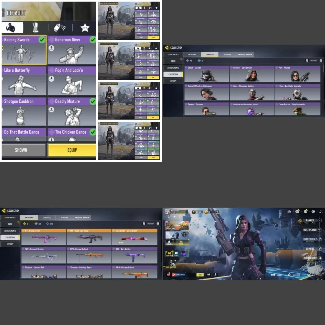 ■Guns: Legend(M4,Stun Baton,M4) Epic118 ■Skins:59 ■Dances:26 ■Only Activision ■Instant Delivery ■UID:7281375145167093761 ■A7076