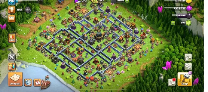 TH 17 | XP 190 | WAR STAR 1263 | HEROES 61/75/43/42/16 | AMAZING EQUIPMENT (FIREBALL MAX) | INSTANT DELIVERY 