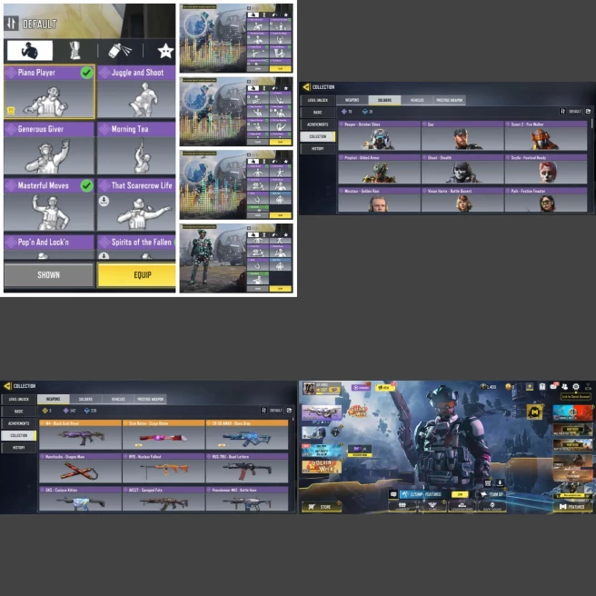 ■Guns: Legend(CR-56,Stun Baton,M4) Epic142 ■Skins:91 ■Dances:25 ■Only Activision ■Instant Delivery ■A7084