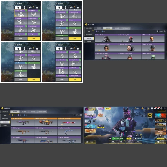 ■Guns: Legend(Maddox,Stun Baton,M4) Epic101 ■Skins:81 ■Dances:19 ■Only Activision ■Instant Delivery ■A7088
