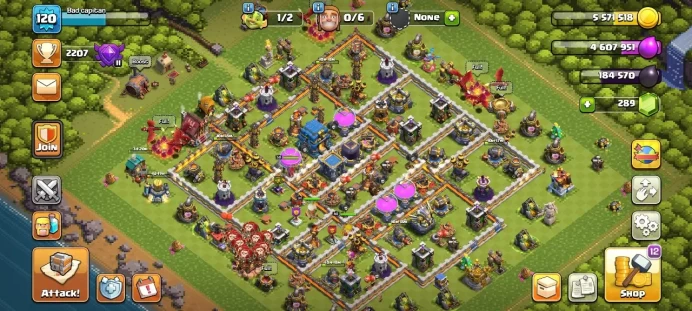 Th 12 / LeveL 120 / Gems 289 / Heroes (50 50 28 21) / CN 1500 / code 412