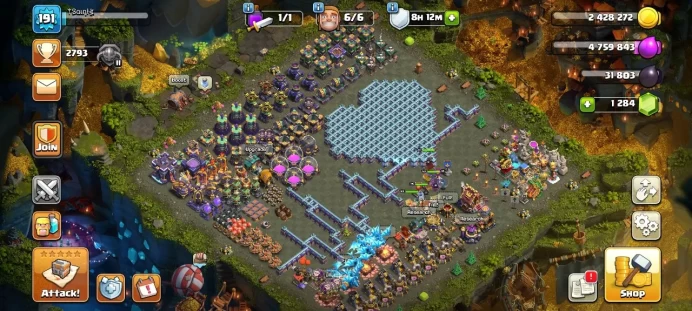 Th 15 / LeveL 191 / Gems 1284 / Heroes (63 75 46 50 28) / CN 1500 / code 417
