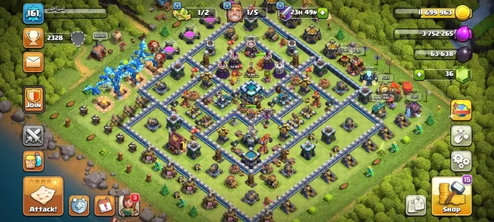 Th 13 / LeveL 161 / Gems 36 / Heroes (59 62 42 41 10) / CN 500 / code 439