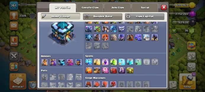 Th 13 / LeveL 161 / Gems 36 / Heroes (59 62 42 41 10) / CN 500 / code 439