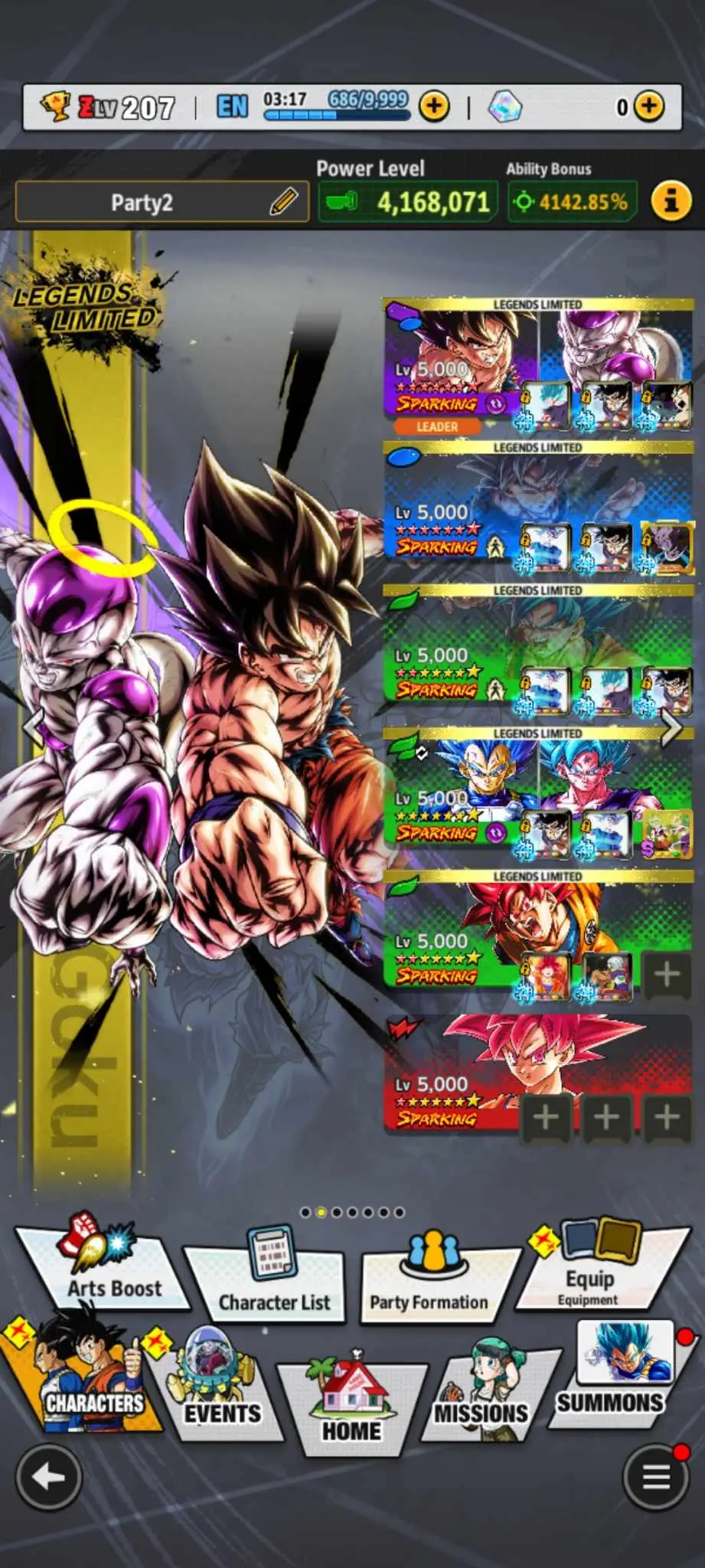 Nouvelle Bannière-Équipe Meta+25 Légendes (Goku Uis FULL+GokuFrieza ...