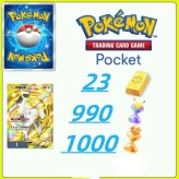 Global Server/515 draws - Pokémon Gold Brick*23 - Pack Opening Hourglass*990 - Challenge Hourglass*1000 -Crown Card + Reality Card