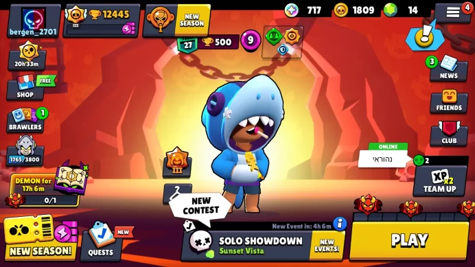 40 BS◆12k TROPHIES◆RANK 41 [1]◆RANK 25-28 [4]◆1 HYPER◆41 SKIN◆3 LEG◆ BS549