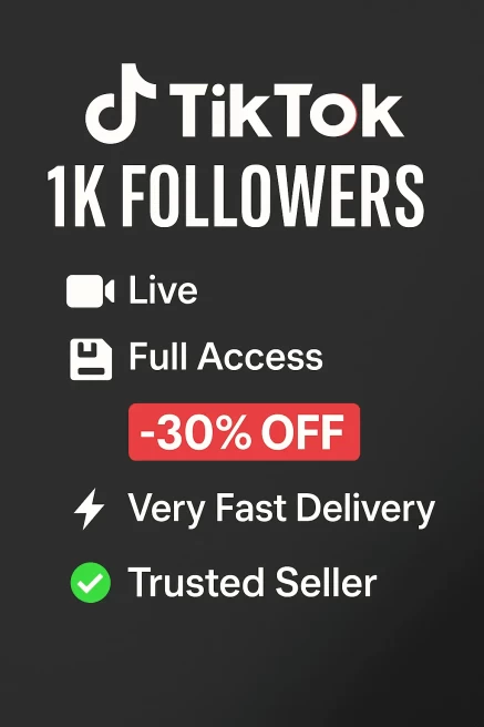 [Instant Delivery] Account 1000 Followers | Live Enable | Fully Secure and Good Standing + Full Access Included | 1K Followers Account Live