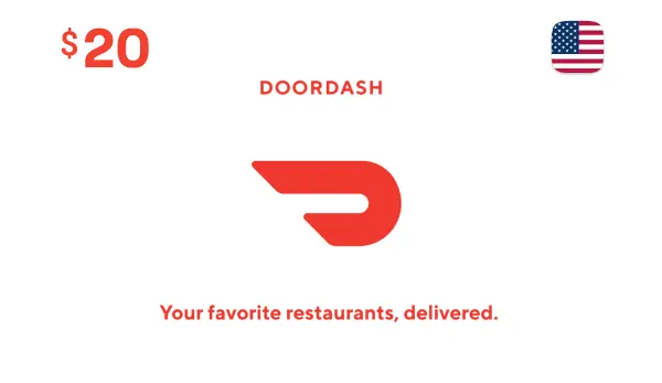 $20 DoorDash Gift Card – USA