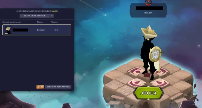 Unity !! SACRI 184 Salar (1500 Ogrines Offert) !! Jamais Certifie, 100% Safe.