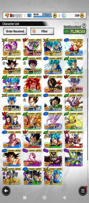 D420-IOS+Android-4 UL(Cell+SS4 Gogeta)+31 Legends+Vip Equipment+Vegito+Goku Black+Zamasu Zenkai+Fusion Team+Trunks+Team Cell+Team Android