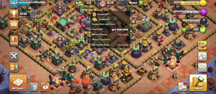 TH 14 | XP 202 | DEFENSE/WALLS MAX | SCENERY 5!! | HEROES 70/80/56/55/30 | WAR STAR 1019 | AMAZING & SAFE ACCOUNT| INSTANT DELIVERY