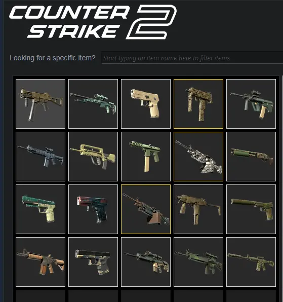 【CS2】 | 20 skins | inventory | 150+ hours | with native mail | full access | Instant delivery