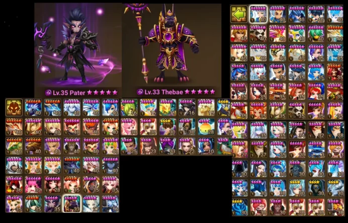 Global - 2 LD5 - Pater ( Dark Druid ) + TheBae ( Dark Anubis ) + 13 Nat5 + Rica + Bernadotte + Diana + Alicia + Woosa + Odin + Feng Yan +R