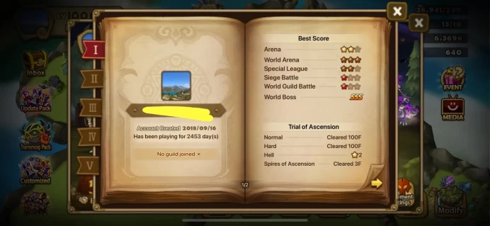C2 arena+53nat5+2LD[CRAIG-ISIS] Dungeons OK+188 Swift-163 Vio Runed+Pve Farm ACC+FULL ACCESS