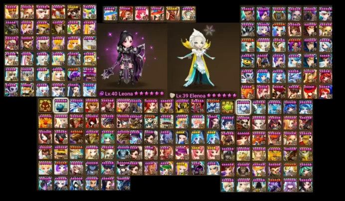 Global - 2 LD5 - Leona ( Dark Paladin ) + Elenoa ( Light Polar Queen ) + 27 Nat5 + Tower 200 + 2 Hell + Chaos 5 lvl + Charlotte + Zaiross +R