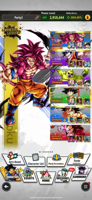D422-IOS+Android-SS4 Goku Full Red Star+Daima+10 Legends+Good Equipment+Goku Mini Full Red Star+Majin